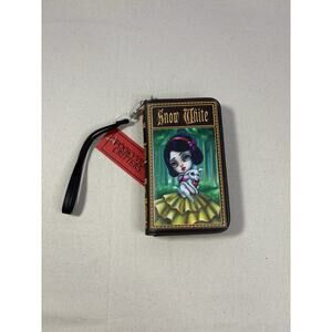 Spookyville Critters Snow White The Brothers Grimm Book Wallet/Wristlet NWT